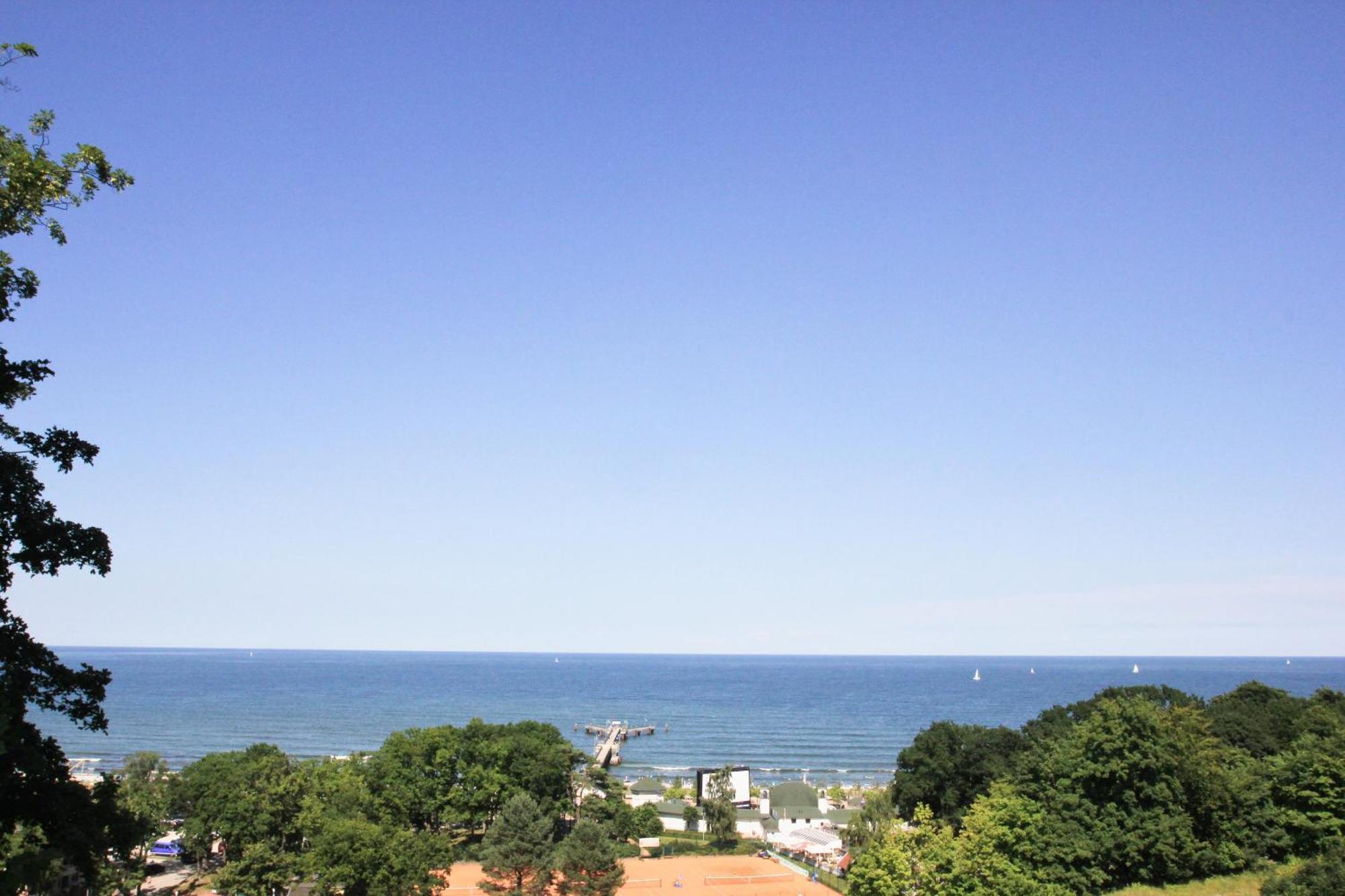 Terrasse, Gratis Nutzung Vom Ahoi Erlebnisbad Und Sauna In Sellin - Meeresblick Fewo 32 Goehren  Extérieur photo